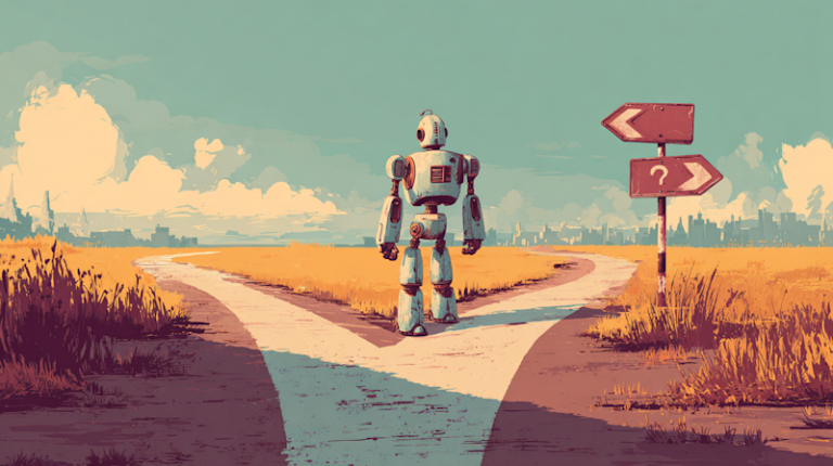 crimedy7_illustration_of_a_robot_standing_at_a_crossroads_-a_1bc6b323-ec90-488d-bb64-fe96277704da_3.png